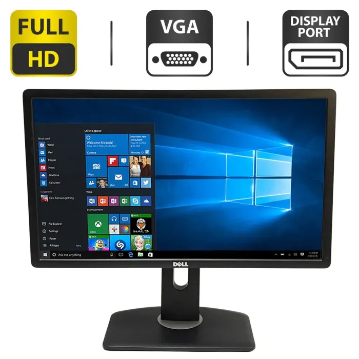 Монітор Б-клаc Dell UltraSharp U2312HM/23" (1920x1080) IPS/USB, VGA, DVI, DisplayPort/VESA 100x100+ Кабель живлення б/в - зображення 1