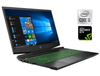 Ігровий ноутбук HP Pavilion Gaming 15-dk1056wm / 15.6" (1920x1080) IPS / Intel Core i5-10300H (4 (8) ядра по 2.5 - 4.5 GHz) / 8 GB DDR4 / 256 GB SSD / nVidia GeForce GTX 1650, 4 GB GDDR5, 128-bit / WebCam б/в