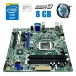 Комплект: Материнська плата Dell Optiplex 7010 MT + Intel Xeon E3-1225 v2 (4 ядер по 3.2 - 3.6 GHz) (аналог i5-3470) + 8 GB DDR3 + 256 GB SSD M.2 + Кулер Vinga Q4 + Windows 11 Pro б/в