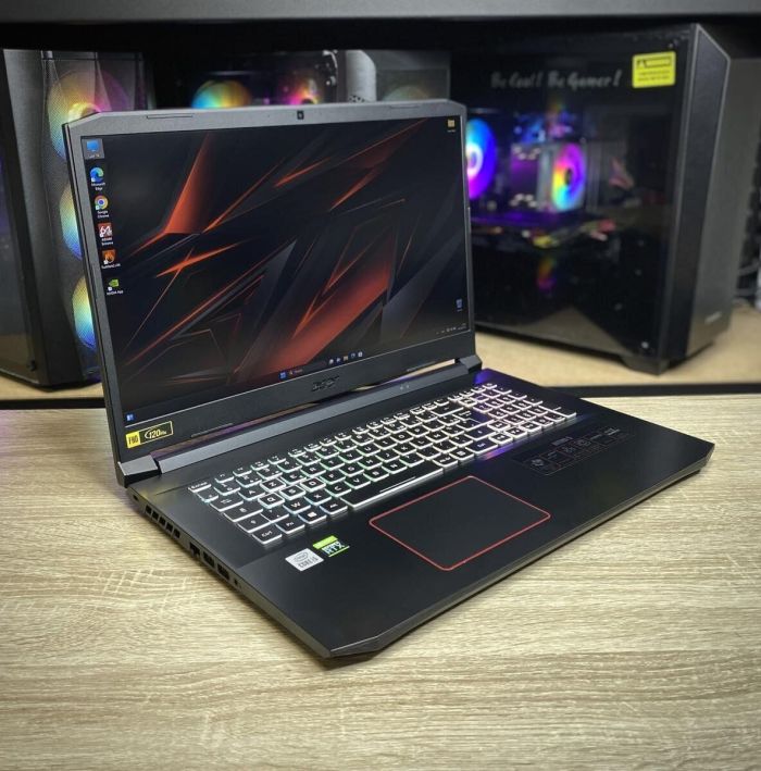 Ігровий ноутбук Acer Nitro 5 / 17.3" (1920x1080) IPS / Intel Core i5-10300H (4 (8) ядра по 2.5 - 4.5 GHz) / 16 GB DDR4 / 512 GB SSD / nVidia GeForce RTX 3060, 6 GB GDDR6, 192-bit / WebCam б/в - зображення 4