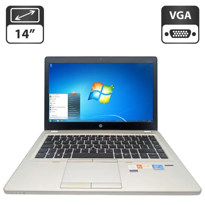 Ноутбук HP EliteBook Folio 9470M / 14" (1366x768) TN / Intel Core i5-3427U (2 (4) ядра по 1.8 - 2.8 GHz) / 8 GB DDR3 / 500 GB HDD / Intel HD Graphics 4000 / WebCam б/в - изображение 1