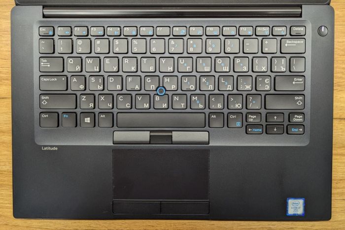 Ультрабук Dell Latitude 7480 / 14" (2560x1440) IPS Touch / Intel Core i7-6600U (2 (4) ядра по 2.6 - 3.4 GHz) / 16 GB DDR4 / 480 GB SSD / Intel HD Graphics 520 / WebCam / Windows 10 б/в - зображення 3