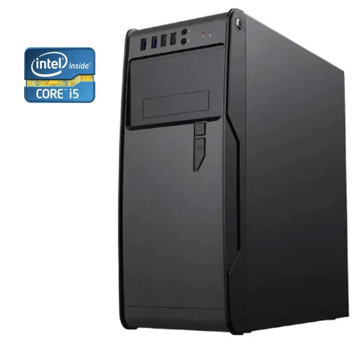ПК Б-клас GameMax Tower / Intel Core i5-2400 (4 ядра по 3.1 - 3.4 GHz) / 8 GB DDR3 / 500 GB HDD / Intel HD Graphics 2000 / 400W б/в - зображення 1