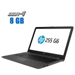 Ноутбук HP 255 G6 / 15.6" (1366x768) TN / AMD E2-9000e (2 ядра по 1.5 - 2.0 GHz) / 8 GB DDR4 / 240 GB SSD / AMD Radeon R2 Graphics / WebCam / Win 10 Home б/в