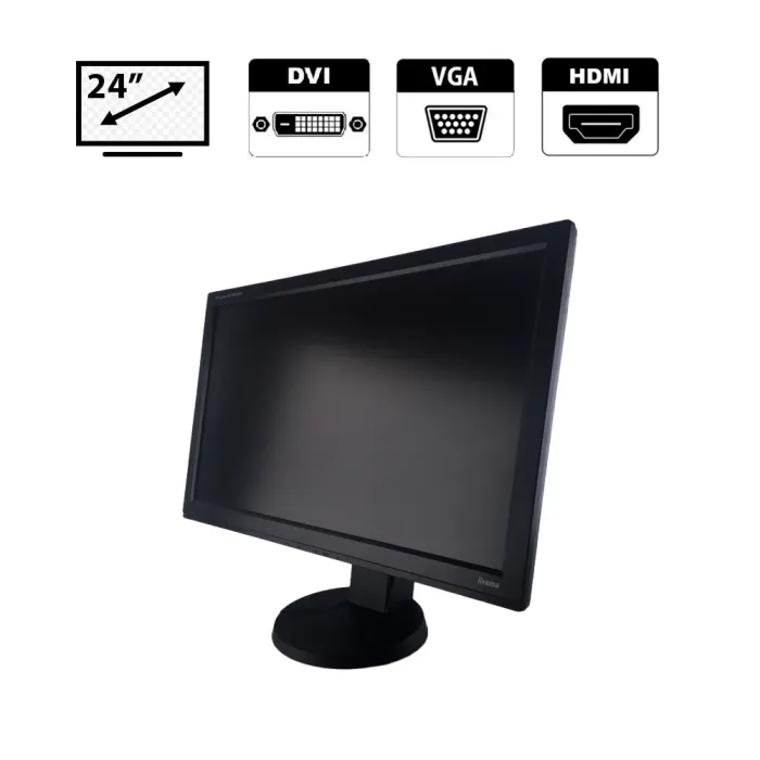 Монітор Iiyama B2480HS / 24" (1920x1080) TN / VGA, DVI, HDMI, Audio б/в - зображення 1