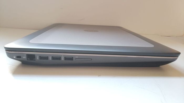 Мобільна робоча станція HP ZBook 17 G3 / 17,3" (1600x900) TN / Intel Core i5-6440HQ (4 ядра по 2,6 - 3,5 ГГц) / 16 ГБ DDR4 / 128 ГБ SSD + 128 ГБ SSD + 750 ГБ HDD / nVidia Quadro M1000M, 2 ГБ GDDR3, 128-біт / WebCam / Без АКБ б/в - зображення 10