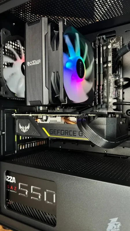 Ігровий ПК 1stPlayer BS-2-3F1-BK Tower NEW / Intel Core i3-12100F NEW (4 (8) ядер 3,3 - 4,3 ГГц) / 16 ГБ DDR4 NEW / 480 ГБ SSD NEW / nVidia GeForce GTX 1660 Ti, 6 ГБ GDDR6, 192-біт / 550 Вт NEW / HDMI б/в - зображення 6