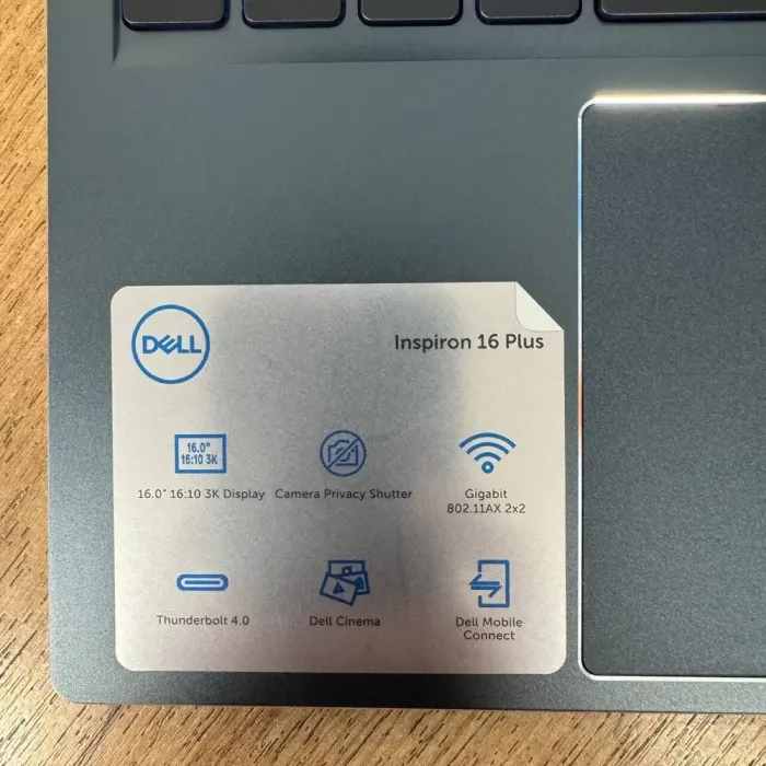 Ноутбук Dell Inspiron 16 Plus 7610 / 16" (3072x1920) IPS / Intel Core i7-11800H (8 (16) ядер по 2.3 - 4.6 GHz) / 16 GB DDR4 / 512 GB SSD / Intel UHD Graphics / WebCam б/в - зображення 8