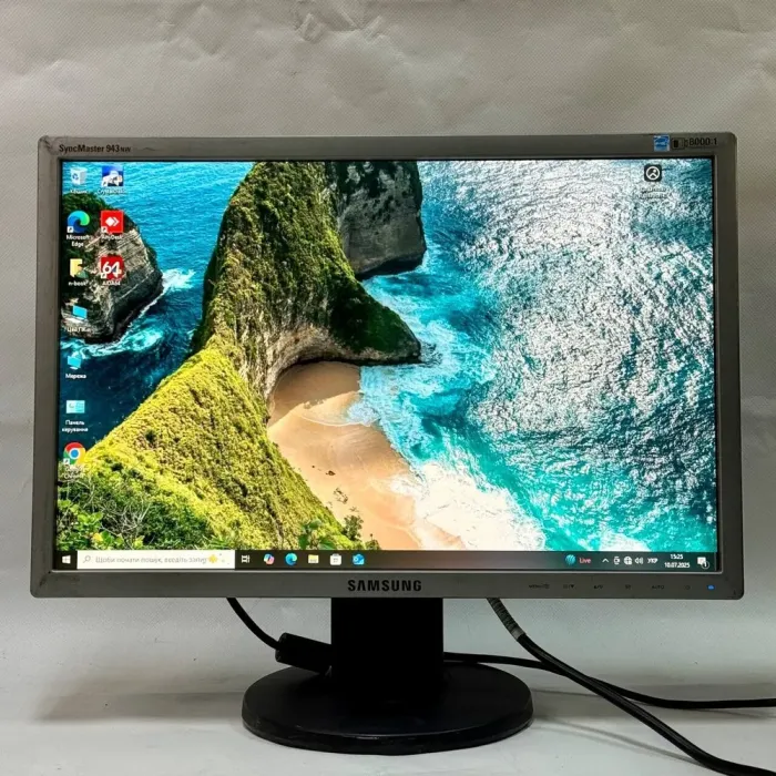 Комплект ПК: неттоп Lenovo ThinkCentre M93p Tiny USFF / Intel Core i3-4130 (2 (4) ядра по 3.4 GHz) / 8 GB DDR3 / 500 GB HDD / Intel HD Graphics 4400 / DVD-ROM + Монітор Б-клас Samsung SyncMaster 943NW / 19" (1440x900) TN + Клавіатура, мишка, кабелі б/в - зображення 6