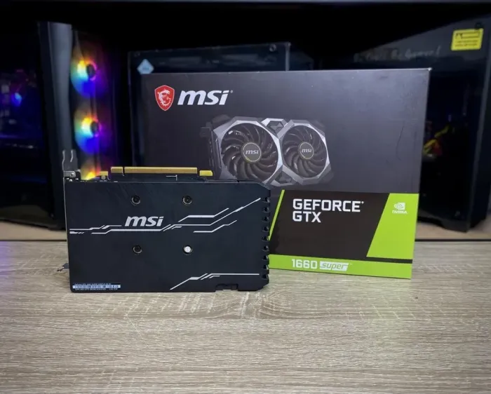 Дискретна відеокарта MSI GeForce GTX 1660 Super Ventus XS OC, 6 GB GDDR6, 192-bit / 1x HDMI, 3x DisplayPort / Коробка / (GTX 1660 SUPER VENTUS XS OC) б/в - зображення 7