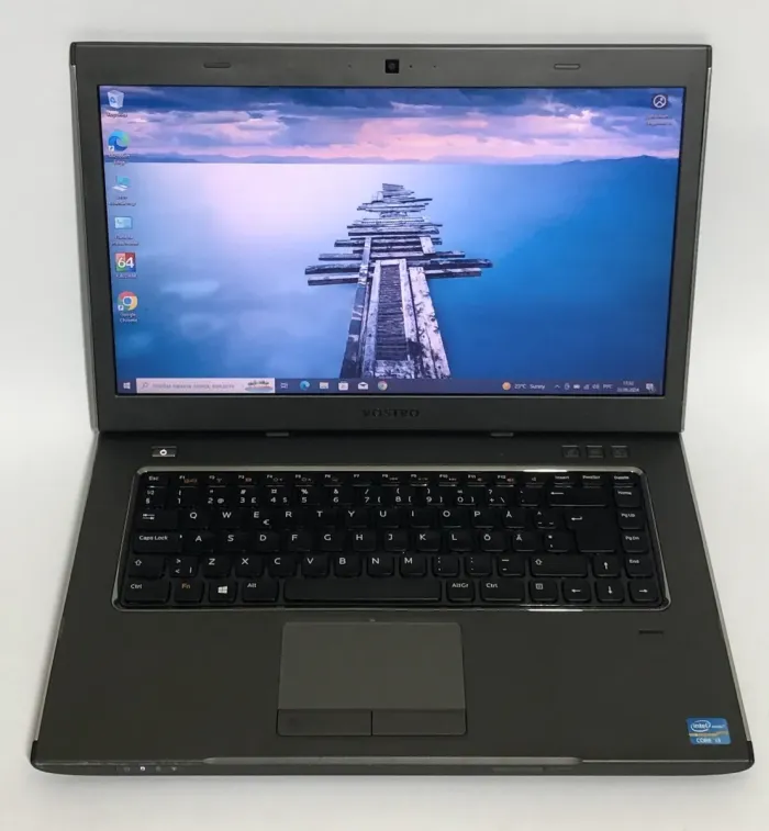 Ноутбук Б-клас Dell Vostro 3560 / 15.6" (1366x768) TN / Intel Core i3-3120M (2 (4) ядра по 2.5 GHz) / 8 GB DDR3 / 500 GB HDD / Intel HD Graphics 4000 / WebCam / DVD-ROM / Win 10 Pro б/в - зображення 2