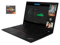 Ультрабук Lenovo ThinkPad T14 / 14" (1920x1080) TN / AMD Ryzen 5 PRO 4650U (6 (12) ядер по 2.1 - 4.0 GHz) / 16 GB DDR4 / 256 GB SSD / AMD Radeon Vega Graphics / WebCam / Windows Lic б/в