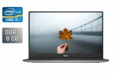 Ультрабук Dell XPS 13 9343 / 13.3" (1920x1080) IPS / Intel Core i5-7200U (2 (4) ядра по 2.5 - 3.1 GHz) / 8 GB DDR3 / 256 GB SSD / Intel HD Graphics 5500 / USB Type-C б/в