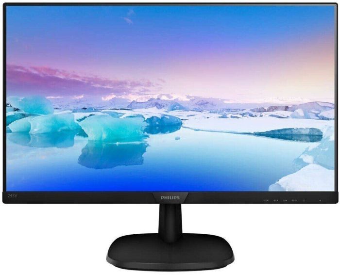 Монітор Philips 243V / 23,8" (1920x1080) IPS / 1x HDMI, 1x DVI, 1x VGA, 2x аудіо / 2x 2 Вт / VESA 100x100 б/в - зображення 2