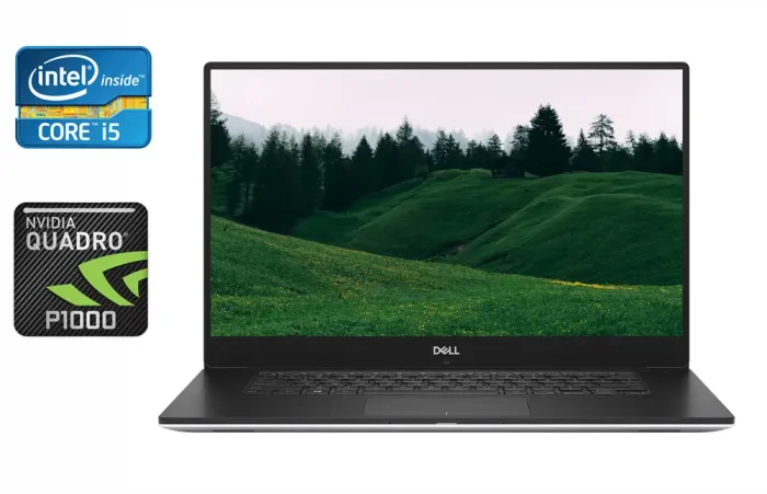 Мобільна робоча станція Dell Precision 5530 / 15.6" (1920x1080) IPS / Intel Core i5-8400H (4 (8) ядра по 2.5 - 4.2 GHz) / 16 GB DDR4 / 512 GB SSD / nVidia Quadro P1000, 4 GB GDDR5, 128-bit / HDMI б/в - зображення 1