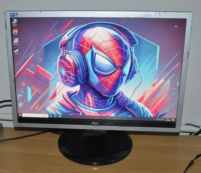 Монітор Б-клас AOC 2219P2 / 22" (1680x1050) TN / VGA, DVI / Вбудовані колонки 2x 1W / VESA 100x100 + Кабелі (VGA або DVI на вибір) та кабель живлення б/в - зображення 9