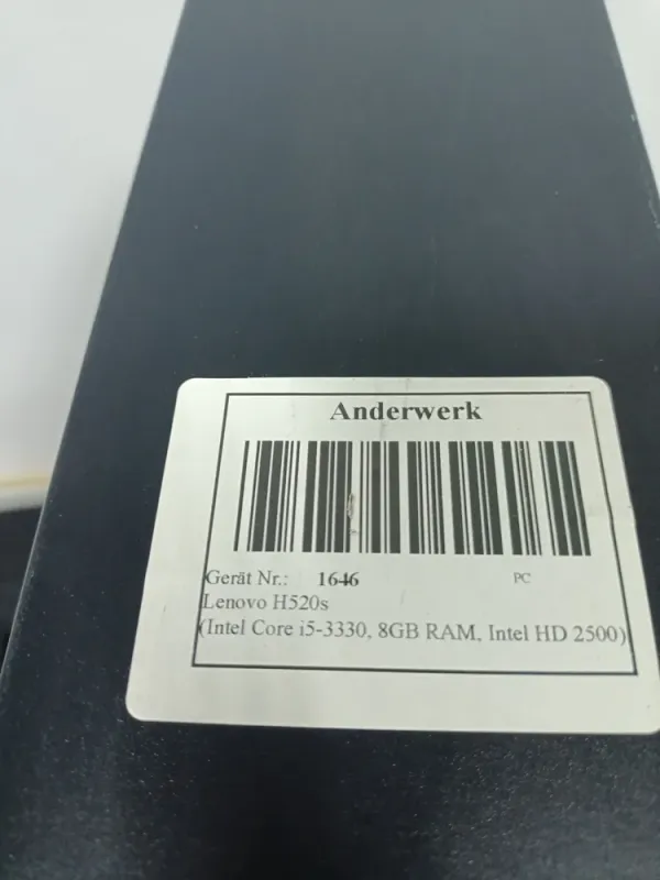 Комп'ютер Lenovo H520S SFF / Intel Core i5-3330 (4 ядра по 3.0 - 3.2 GHz) / 8 GB DDR3 / 60 GB SSD / Intel HD Graphics 2500 б/в - зображення 5