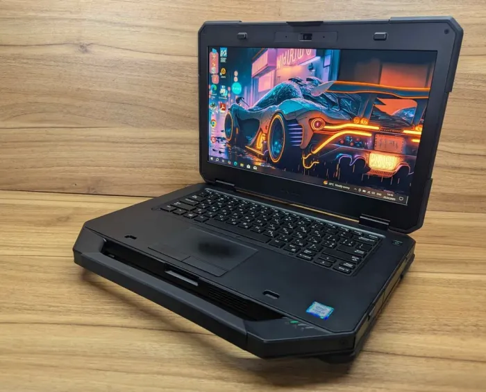Захищений ноутбук Dell Latitude 14 Rugged 5414 / 14" (1920x1080) IPS / Intel Core i5-6300U (2 (4) ядра по 2.4 - 3.0 GHz) / 8 GB DDR4 / 512 GB SSD / Intel HD Graphics 520 / WebCam / HDMI / Windows 10 б/в - зображення 5