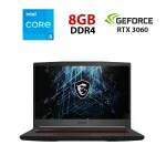 Ігровий ноутбук MSI GF65 Thin 10UE-289NEU / 15.6" (1920x1080) IPS / Intel Core i5-10500H (6 (12) ядер по 2,5 - 4,5 ГГц) / 8 ГБ DDR4 / 240 ГБ SSD / nVidia GeForce RTX 3060, 6 ГБ GDDR6, 192-bit / WebCam б/в