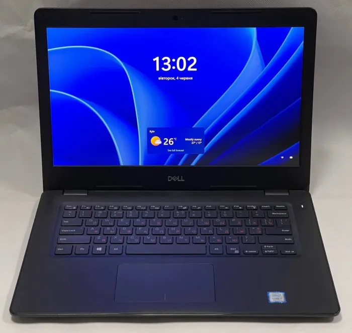 Ноутбук Б-клас Dell Latitude 3490 / 14" (1920x1080) IPS / Intel Core i5-8250U (4 (8) ядра по 1.6 - 3.4 GHz) / 8 GB DDR4 / 128 GB SSD + 320 GB HDD / Intel UHD Graphics 620 / WebCam / Windows 10 Pro б/в - зображення 3