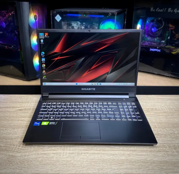 Ігровий ноутбук Gigabyte G5 KD / 15.6" (1920x1080) IPS / Intel Core i5-11400H (6 (12) ядер по 2.7 - 4.5 GHz) / 16 GB DDR4 / 512 GB SSD / nVidia GeForce RTX 3060, 6 GB GDDR6, 128-bit / WebCam б/в - зображення 2