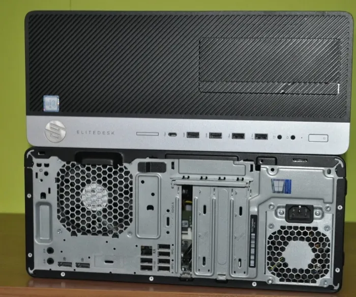 Комп'ютер HP EliteDesk 800 G3 Tower / Intel Core i7-6700 (4 (8) ядра по 3,4 - 4,0 ГГц) / 8 ГБ DDR4 / 256 ГБ SSD / Intel HD Graphics 530 / DVD-ROM / Windows 11 Pro б/в - зображення 4