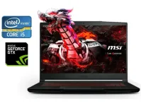 Ігровий ноутбук MSI GF63 Thin 10SC / 15.6" (1920x1080) IPS / Intel Core i5-10500H (6 (12) ядер по 2.5 - 4.5 GHz) / 8 GB DDR4 / 256 GB SSD / nVidia GeForce GTX 1650 Max-Q, 4 GB GDDR6, 128-bit / WebCam / Win 11 Home б/в