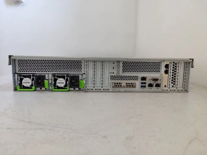 Сервер Fujitsu Primergy RX2540 M4 2U Rack / 2x Intel Xeon Silver 4110 (8 (16) ядер по 2.1 - 3.0 GHz) / 64 GB DDR4 / NO HDD (SAS) / iRMC S5 Graphics / 2x 450W б/в - зображення 3