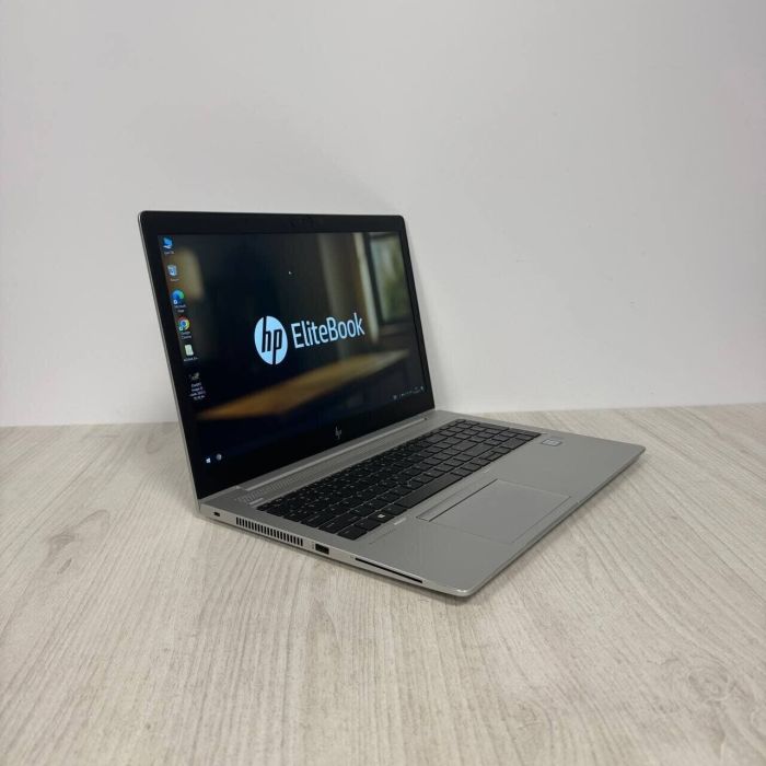 Ультрабук Б-клас HP EliteBook 850 G5 / 15.6" (1920x1080) IPS / Intel Core i7-8550U (4 (8) ядра по 1.8 - 4.0 GHz) / 8 GB DDR4 / 256 GB SSD / Intel UHD Graphics 620 / WebCam б/в - изображение 6