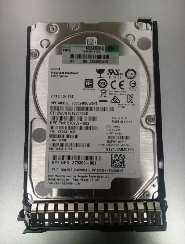 Жорсткий диск 2.5" HP \ HPE 2.4Tb SAS 12G 10000RPM \ 10K 256Mb cache HDD б/в - зображення 4