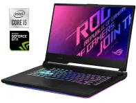 Ігровий ноутбук Б-клас Asus Rog Strix G512LI / 15.6" (1920x1080) IPS / Intel Core i5-10300H (4 (8) ядра по 2.5 - 4.5 GHz) / 8 GB DDR4 / 512 GB SSD / nVidia GeForce GTX 1650 Ti, 4 GB GDDR6, 128-bit б/в