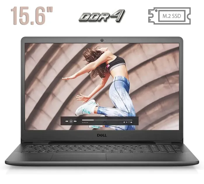 Ноутбук Б-клас Dell Inspiron 3502 / 15.6" (1366x768) TN / Intel Pentium Silver N5030 (4 ядра по 1.1 - 3.1 GHz) / 4 GB DDR4 / 128 GB SSD M.2 / Intel UHD Graphics 605 / WebCam / HDMI б/в - зображення 1