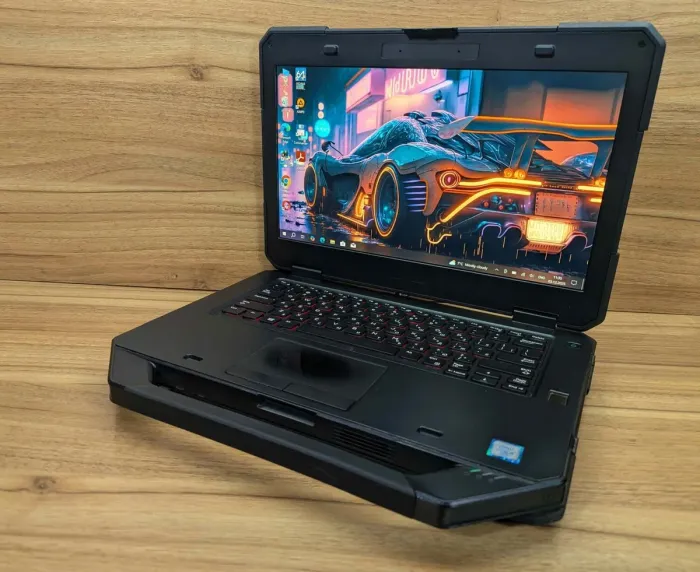 Захищений ноутбук Dell Latitude 14 Rugged 5414 / 14" (1920x1080) IPS Touch / Intel Core i5-6300U (2 (4) ядра по 2,4 - 3,0 ГГц) / 16 ГБ DDR4 / 512 ГБ SSD / AMD Radeon R7 M360, 2 ГБ DDR3, 64-біт / TouchID / Windows 10 б/в - зображення 5