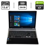 Ноутбук Acer Aspire V3-571G / 15.6" (1366x768) TN / Intel Core i7-3632QM (4 (8) ядра по 2.2 - 3.2 GHz) / 8 GB DDR3 / 256 GB SSD / nVidia GeForce GT 640M, 2 GB DDR3, 128-bit / WebCam / DVD-ROM б/в
