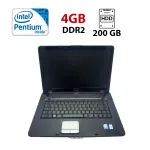 Ноутбук Dell Vostro A8600 / 15.6" (1366x768) TN / Pentium Dual Core T2410 (2 (2) ядра по 2.0 GHz) / 4 GB DDR2 / 200 GB HDD / Intel HD Craphics / WebCam б/в