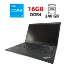 Ноутбук Lenovo ThinkPad L380 / 13.3" (1920x1080) IPS / Intel Core i5-8250U (4 (8) ядра по 1.6 - 3.4 GHz) / 16 GB DDR4 / 240 GB SSD / Intel UHD Graphics 620 / WebCam б/в