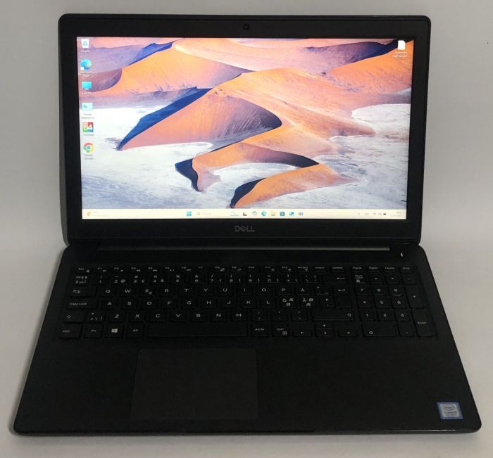 Ноутбук Dell Latitude 3500 / 15.6" (1920x1080) TN / Intel Core i3-8145U (2 (4) ядра по 2.1 - 3.9 GHz) / 8 GB DDR4 / 256 GB SSD / Intel UHD Graphics 620 / WebCam / Win 11 Pro б/в - зображення 2