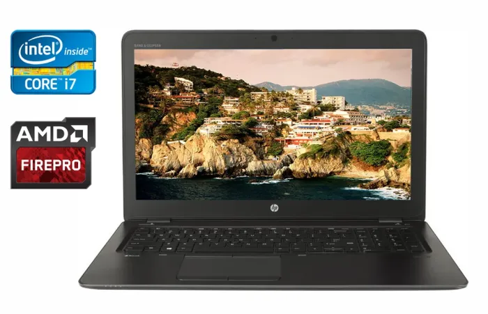 Ноутбук Б-клас HP zBook 15u G3 / 15.6" (1920x1080) IPS / Intel Core i7-6500U (2 (4) ядра по 2.5 - 3.1 GHz) / 8 GB DDR4 / 256 GB SSD / AMD FirePro W4190M, 2 GB GDDR5, 128-bit / WebCam / Fingerprint / Windows 10 б/в - зображення 1