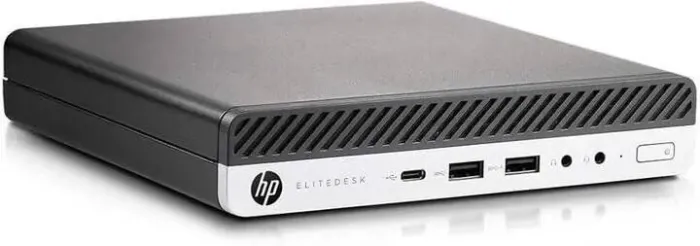 Неттоп HP EliteDesk 800 G3 DM USFF / Intel Core i5-7500T (4 ядра по 2.7 - 3.3 GHz) / 8 GB DDR4 / 256 GB SSD / Intel HD Graphics 630 б/в - зображення 3