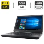 Ноутбук Dell Latitude E5540 / 15.6" (1920x1080) TN / Intel Core i7-4600U (2 (4) ядра по 2.1 - 3.3 GHz) / 8 GB DDR3 / 500 GB HDD / Intel HD Graphics 4400 / WebCam / DVD-ROM б/в