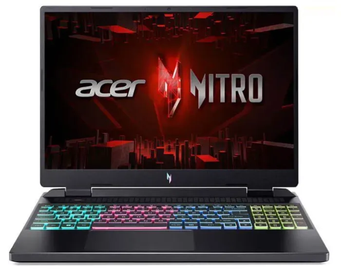 Ігровий ноутбук Acer Nitro 16 AN16-41-R53K / 16" (2560x1600) IPS / AMD Ryzen 7 7840HS (8 (16) ядер по 3.8 - 5.1 GHz) / 16 GB DDR5 / 512 GB SSD / nVidia GeForce RTX 4070, 8 GB GDDR6, 128-bit / WebCam б/в - зображення 2
