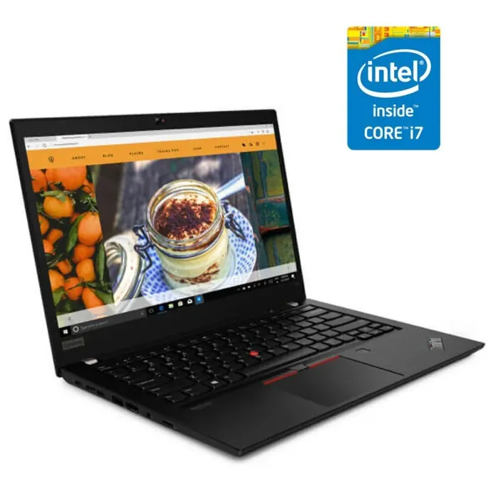 Ультрабук Lenovo ThinkPad T14 Gen 1 / 14" (1920x1080) IPS Touch / Intel Core i7-10610U (4 (8) ядра по 1.8 - 4.9 GHz) / 24 GB DDR4 / 480 GB SSD / nVidia GeForce MX330, 2 GB GDDR5, 64-bit / WebCam б/в - зображення 1