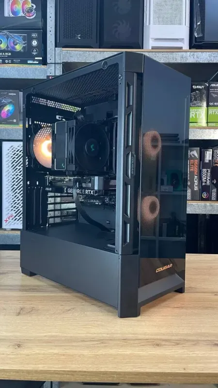 Збірка під замовлення: ігровий Cougar Duoface RGB Tower / Intel Core i5-13400 (10 (16) ядер по 2.5 - 4.6 GHz) / 16 GB DDR5 / 1000 GB SSD M.2 / nVidia GeForce RTX 4060, 8 GB GDDR6, 128-bit / HDMI / 650W - зображення 8