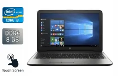 Ноутбук HP 15-ay041wm / 15.6" (1366x768) TN Touch / Intel Core i3-6100U (2 (4) ядра по 2.3 GHz) / 8 GB DDR4 / 180 GB SSD / Intel HD Graphics 520 / WebCam / Windows 10 б/в