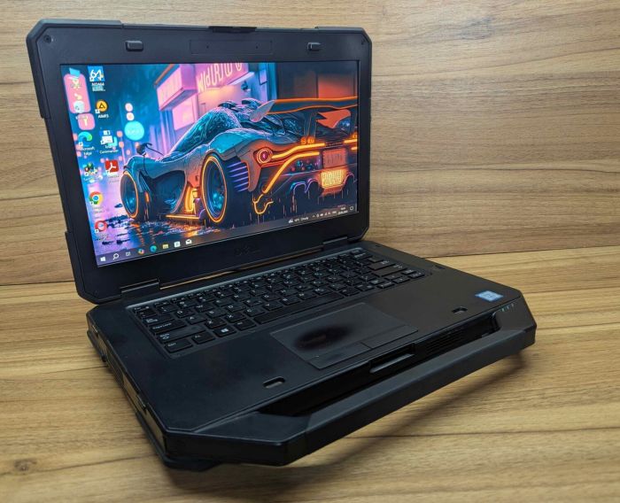 Захищений ноутбук Dell Latitude 14 Rugged 5414 / 14" (1920x1080) IPS / Intel Core i7-6600U (2 (4) ядра по 2.6 - 3.4 GHz) / 16 GB DDR4 / 512 GB SSD / Intel HD Graphics 520 / Fingerprint / Windows 10 б/в - зображення 4