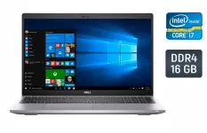 Ультрабук Dell Precision 3560 / 15.6" (1366x768) TN / Intel Core i7-1165G7 (4 (8) ядра по 2.8 - 4.7 GHz) / 16 GB DDR4 / 256 GB SSD / Intel Iris Xe Graphics / WebCam / HDMI б/в