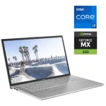 Ультрабук Asus VivoBook S712EQ / 17.3" (1920x1080) IPS / Intel Core i7-1165G7 (4 (8) ядра по 2.8 - 4.7 GHz) / 16 GB DDR4 / 512 GB SSD M.2 / nVidia GeForce MX350, 2 GB GDDR5, 64-bit / WebCam б/в