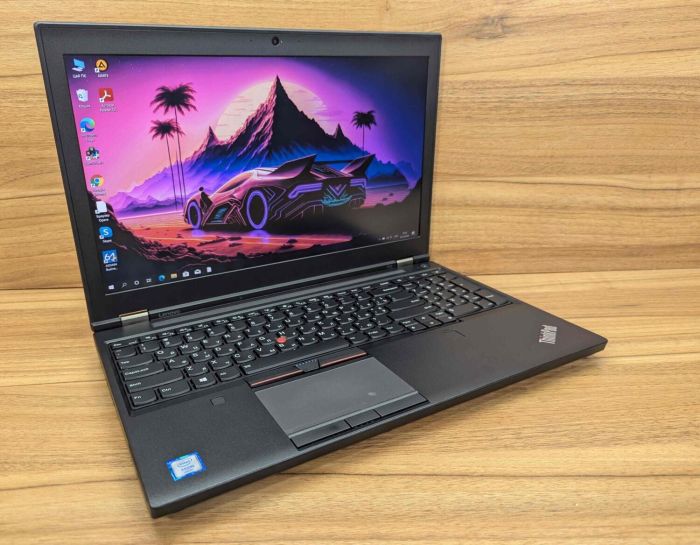 Мобільна робоча станція Lenovo ThinkPad P50 / 15,6" (1920x1080) IPS / Intel Xeon E3-1505M v5 (4 (8) ядра по 2,8 - 3,7 ГГц) / 16 ГБ DDR4 / 512 ГБ SSD / nVidia Quadro M2000M, 4 ГБ GDDR5, 128-біт / WebCam / Fingerprint / Windows 10 б/в - изображение 4