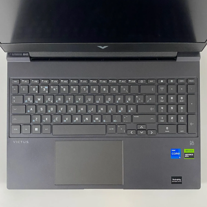 Ігровий ноутбук HP Victus 15-fa1058ng / 15,6" (1920x1080) IPS / Intel Core i5-12500H (12 (16) ядер по 3,3 - 4,5 ГГц) / 16 ГБ DDR4 / 512 ГБ SSD / nVidia GeForce RTX 4060, 8 ГБ GDDR6, 192-біт / Веб-камера / HDMI б/в - зображення 3
