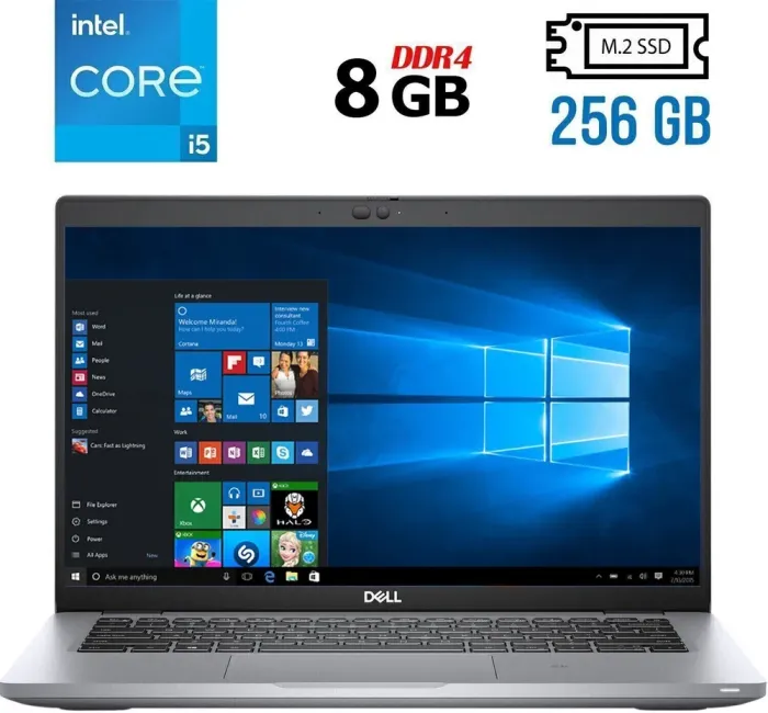 Ультрабук Б-клас Dell Latitude 5420 / 14" (1920x1080) IPS / Intel Core i5-1135G7 (4 (8) ядра по 4.2 GHz) / 8 GB DDR4 / 256 GB SSD M.2 / Intel Iris Xe Graphics / WebCam / HDMI / BIOS Boot lock б/в - зображення 1